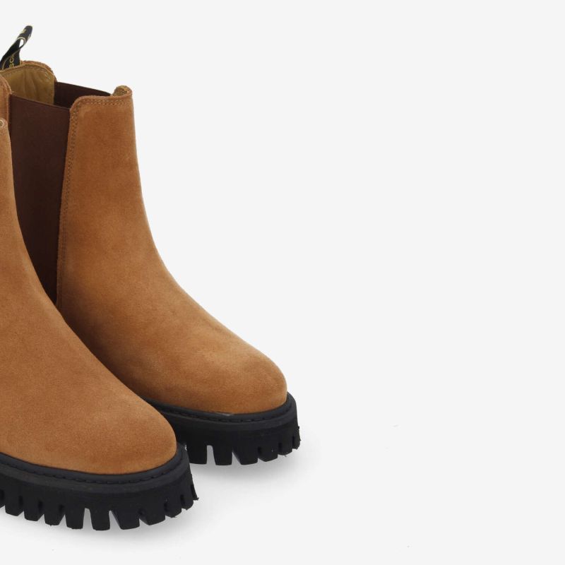 ROTTERDAM CHELSEA W - SUEDE - NOISETTE